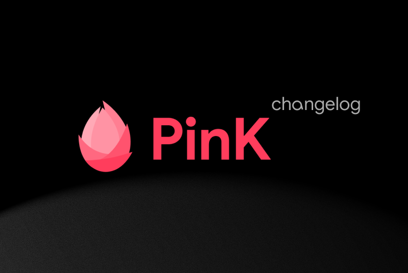 PinK Changelog