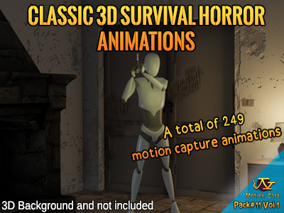 Classic 3D Survival Horror animations