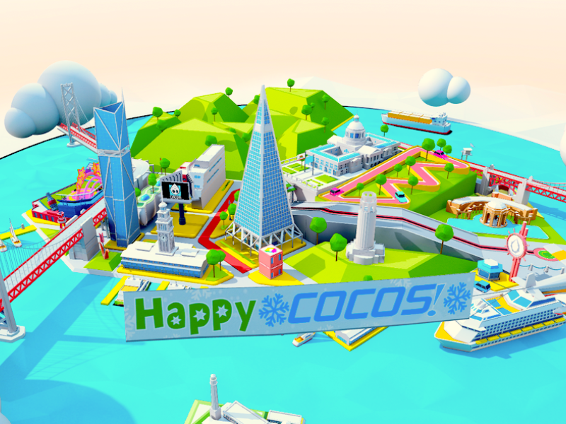 HappyCocos城市模型场景—LowPoly