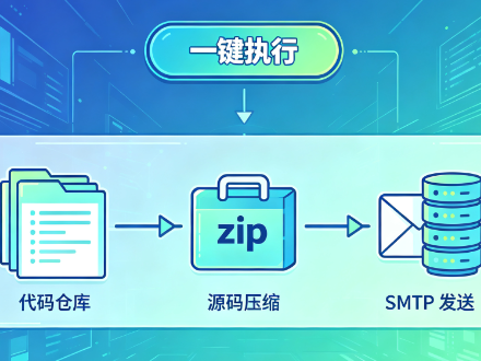 压缩备份源码到邮箱