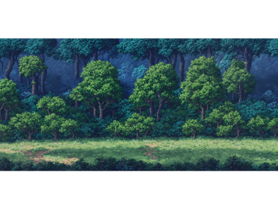 2D森林场景