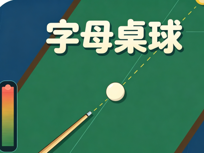 字母桌球