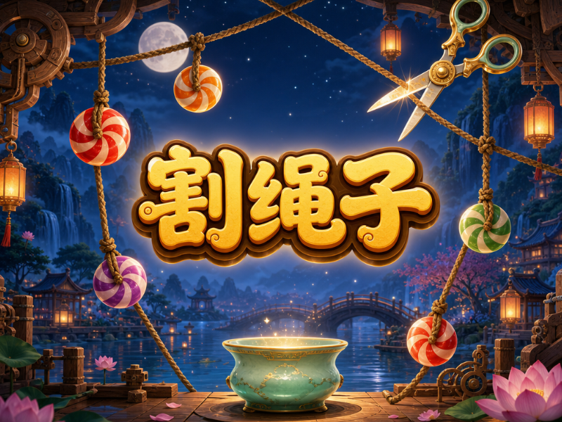 割绳子-巧切绳索，精准投放趣味闯关休闲小游戏
