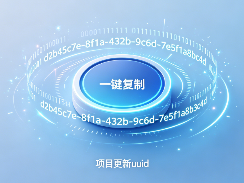 一键复制项目并更新所有uuid