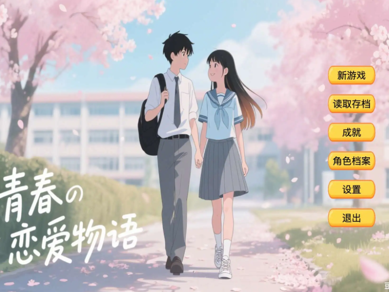 恋爱互动游戏模板