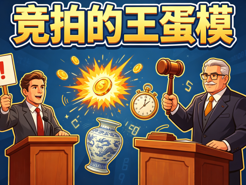 竞拍的王蛋模