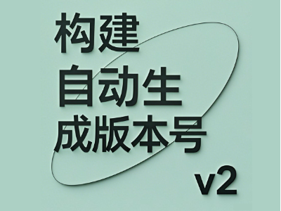 构建自动生成版本号