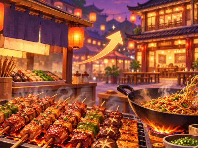 夜市合伙人：合成经营商业源码模板