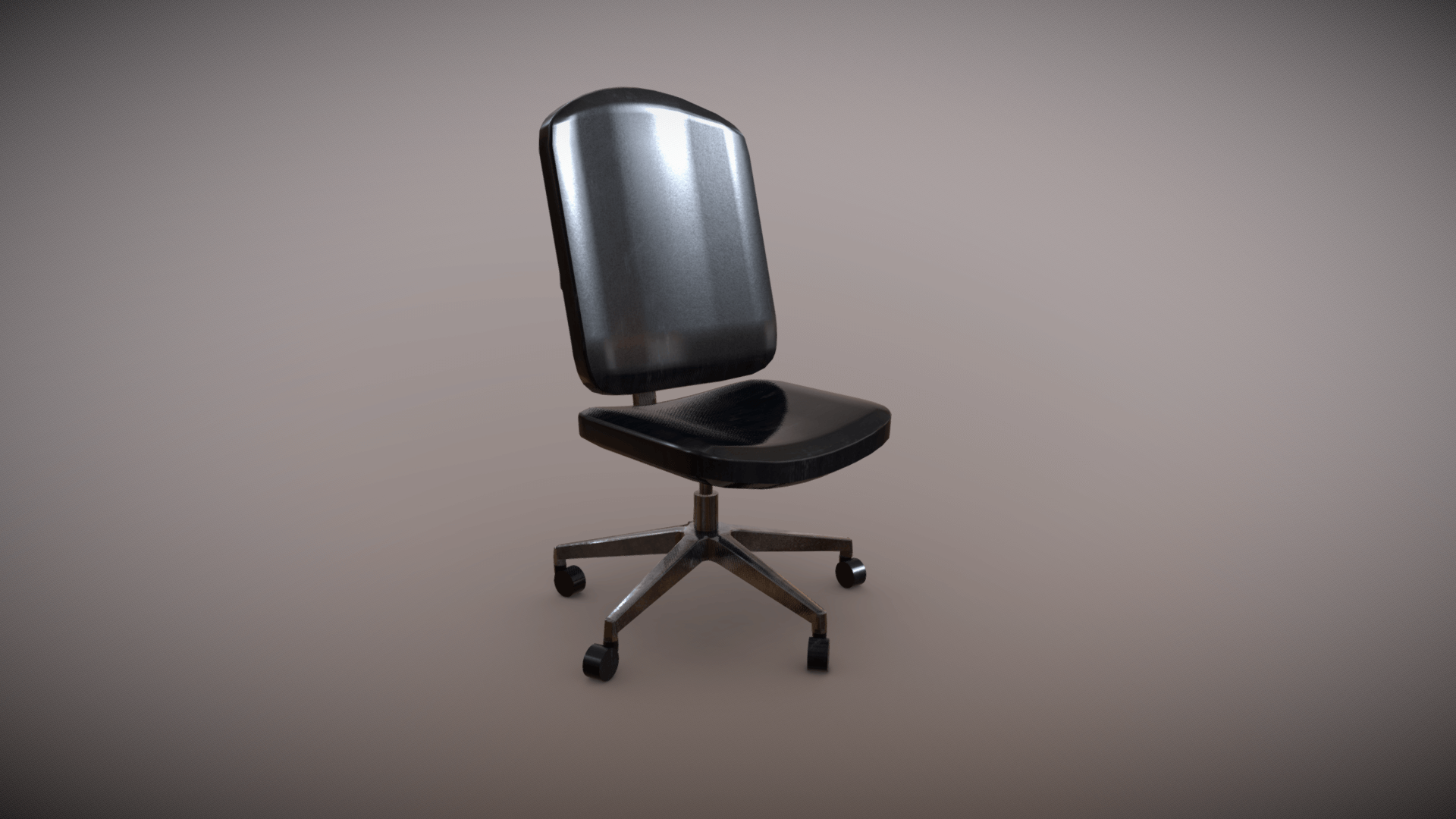 Office Chair Lowpoly 3D Model Cocos Store