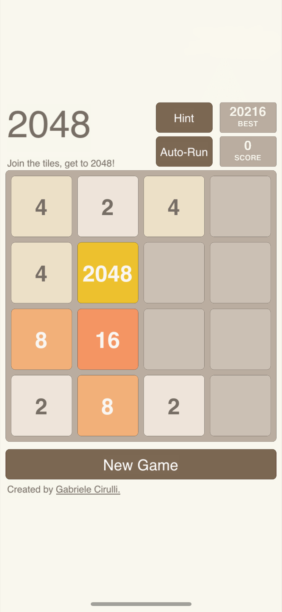 AI 2048 Cocos Store