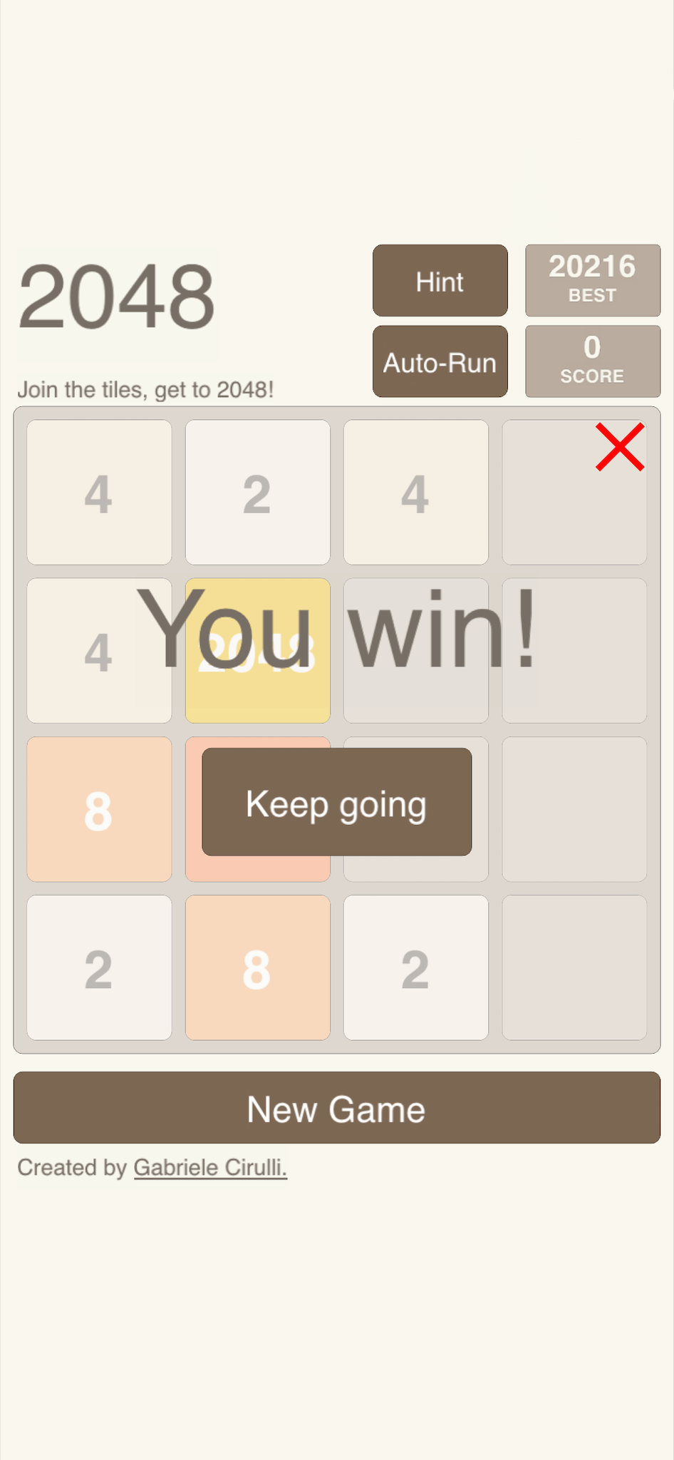AI 2048 Cocos Store AI 2048 Cocos Store